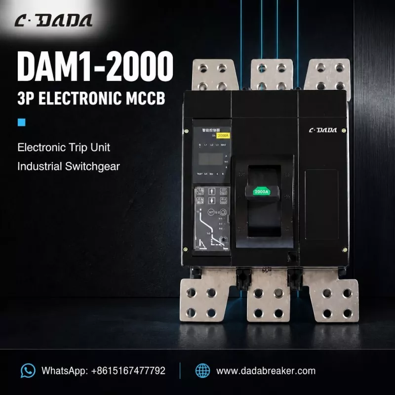 DAM1-2000 3P elektronikus MCCB ipari kapcsolóberendezésekhez | C·DADA Electric